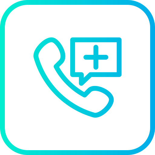 llamada de emergencia icono gratis