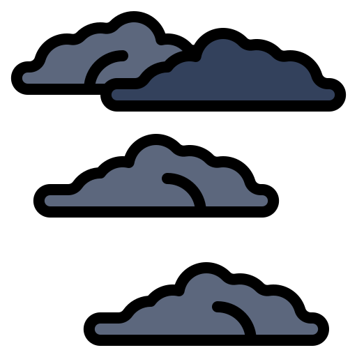 Cloud Generic Outline Color icon