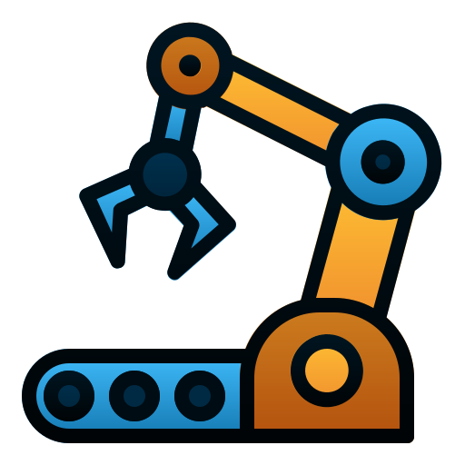 Robotic arm Andinur Lineal Color Gradient icon