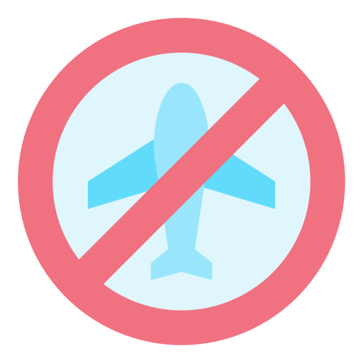 no travel icon