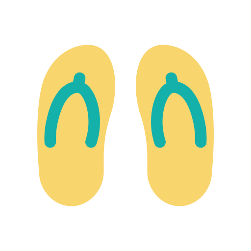 Flip flops Good Ware Flat icon