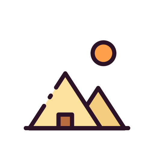 pyramide Icône gratuit