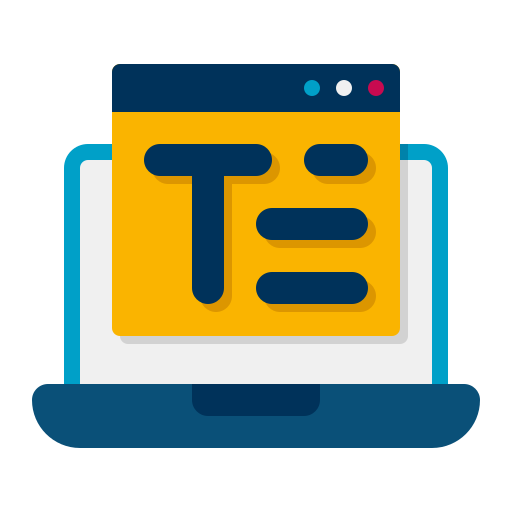 editor de texto icono gratis