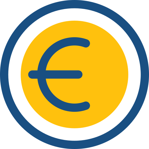 euro icono gratis