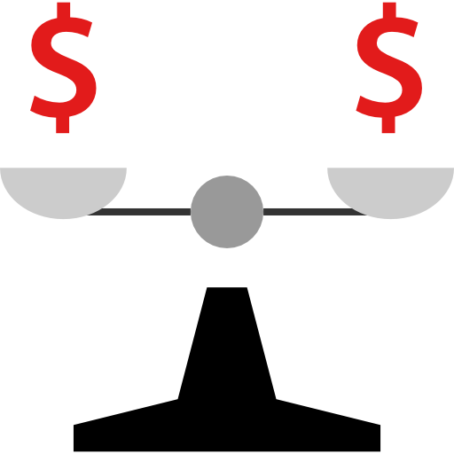 Scale free icon