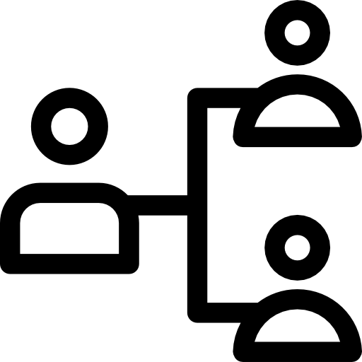 Hierarchical structure Prosymbols Lineal icon