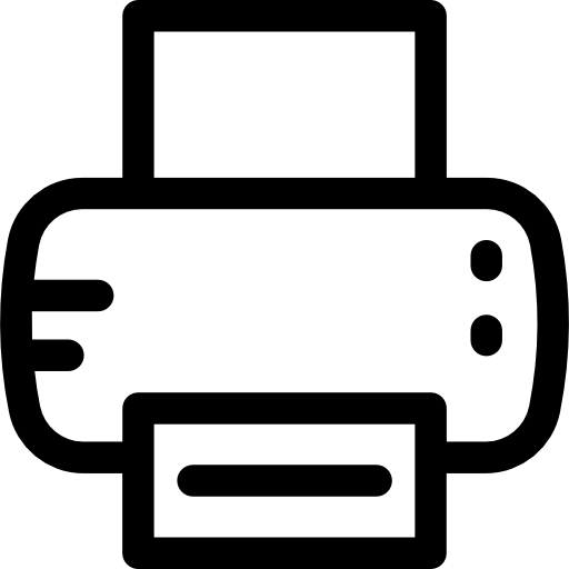 Printer Prosymbols Lineal icon