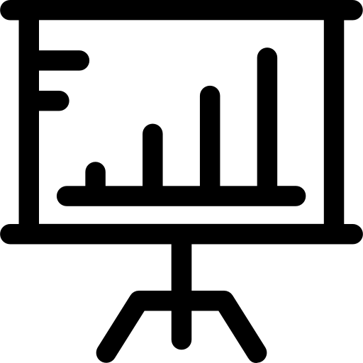 Bar chart free icon
