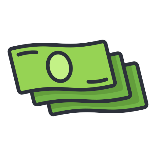 Cash Generic Outline Color icon