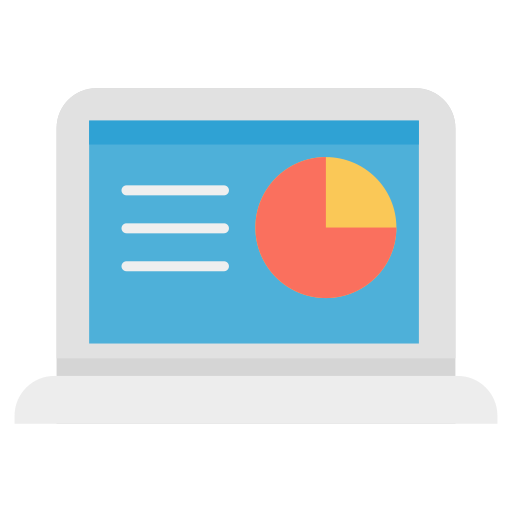 informe estadístico icono gratis