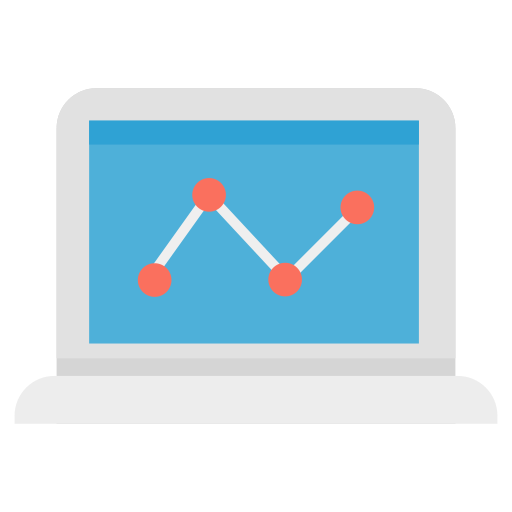 informe estadístico icono gratis
