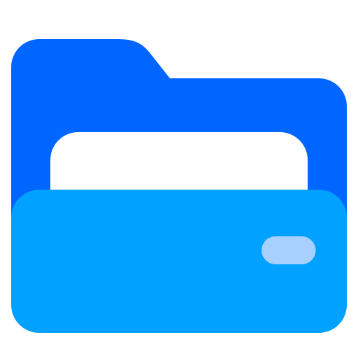 Folder Generic Blue icon