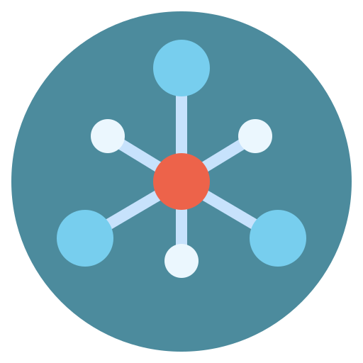 Molecule free icon Molecule free icon