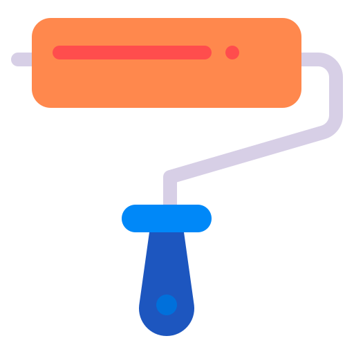 Paint roller free icon