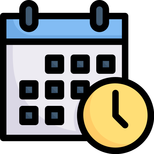 Schedule Generic Outline Color icon