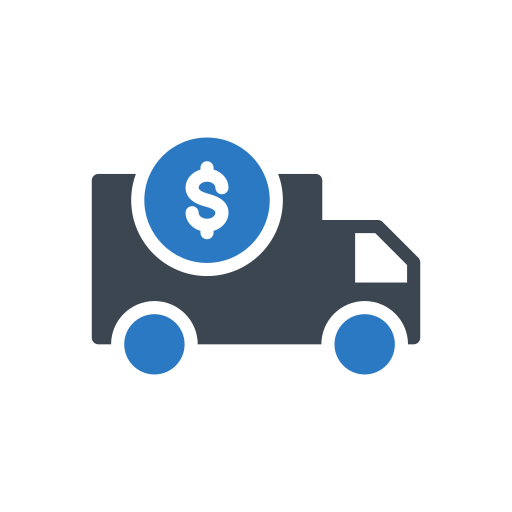 Delivery Truck Generic Blue Icon