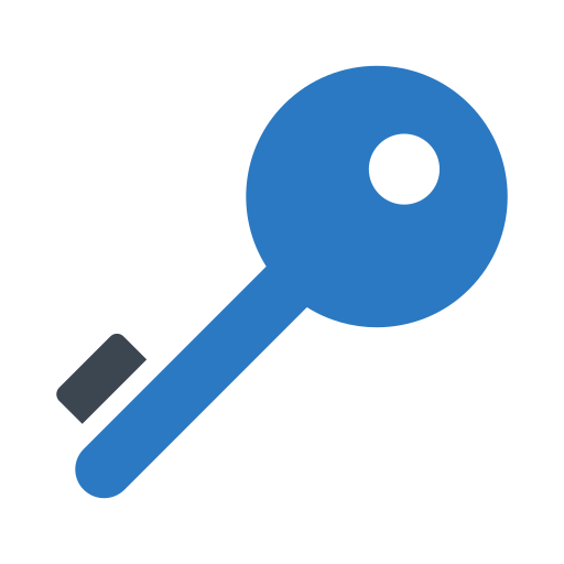 Key Generic Blue icon