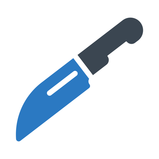 Knife Generic Blue icon