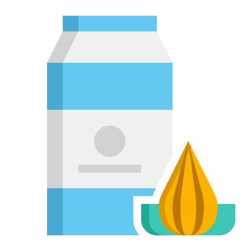 Almond milk Flaticons Flat icon