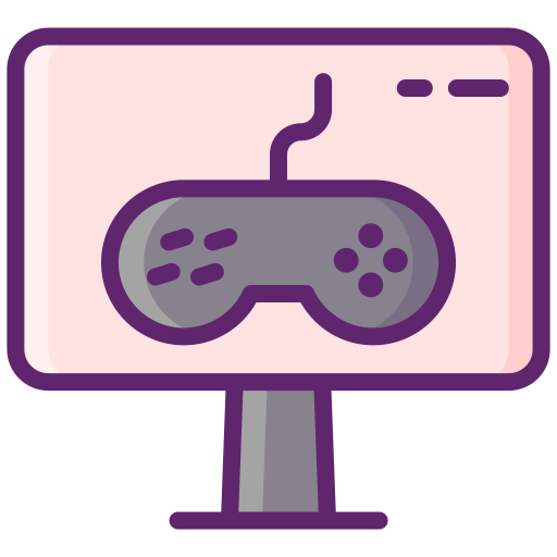 Computer game Flaticons Lineal Color icon