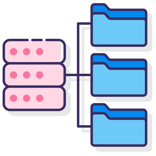 almacenamiento de datos icono gratis