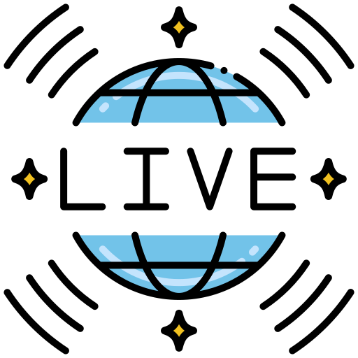 noticias en vivo icono gratis