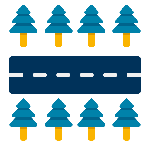 la carretera icono gratis