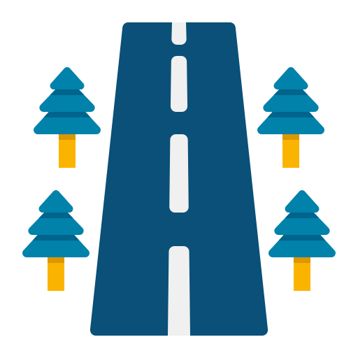 la carretera icono gratis