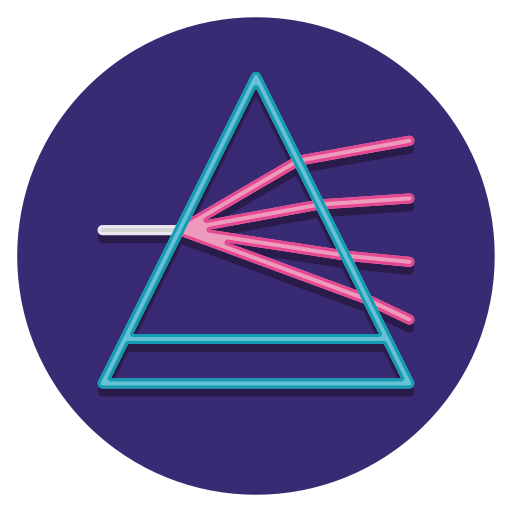 prisma triangular icono gratis