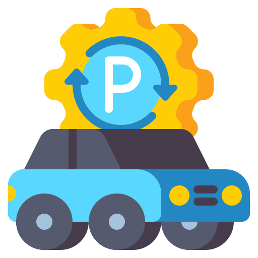 stationnement automatique Icône gratuit