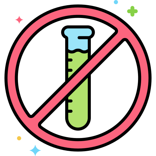 libre de parabeno icono gratis