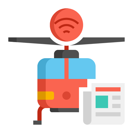 helicóptero icono gratis