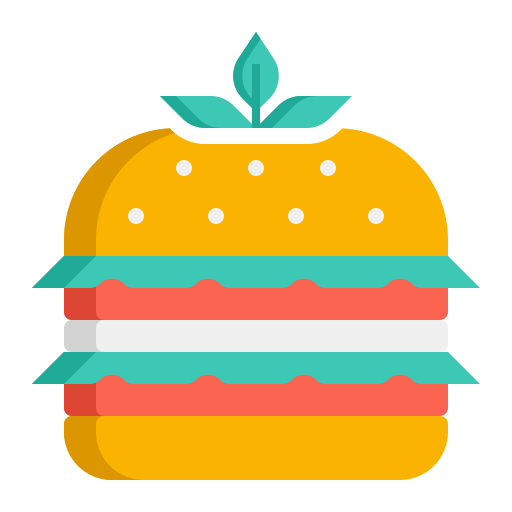 burger végétalien Icône gratuit burger végétalien Icône gratuit
