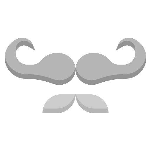 bigote icono gratis