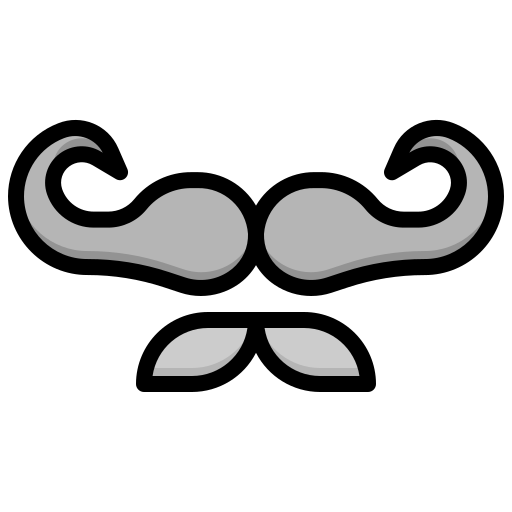 bigote icono gratis