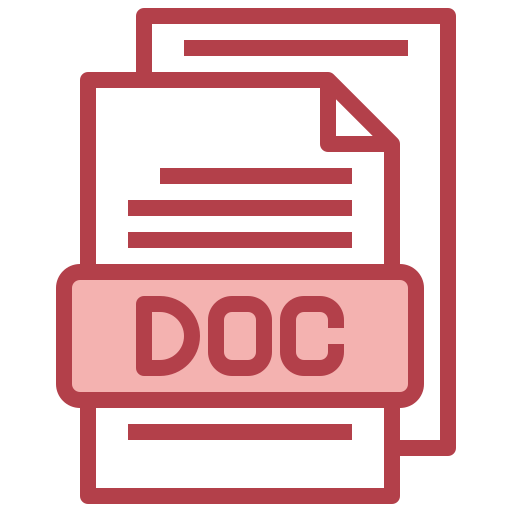 formato de archivo doc icono gratis