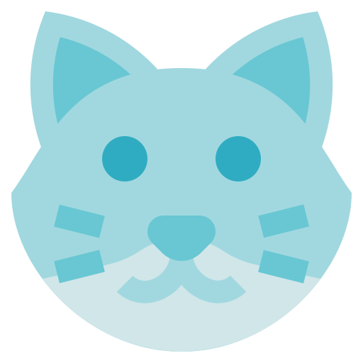 Cat Generic Blue icon