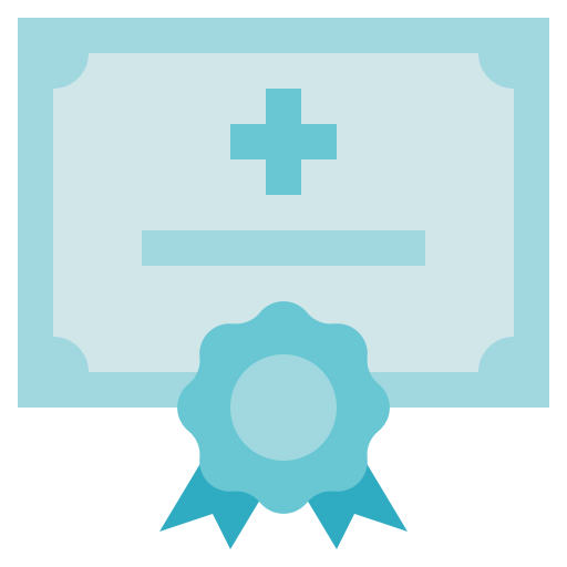 certificado médico icono gratis