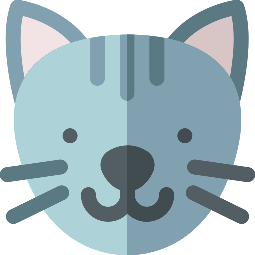 Pair of Cats Icon - Download in Glyph Style