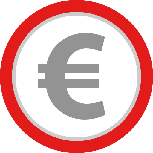 euro icono gratis