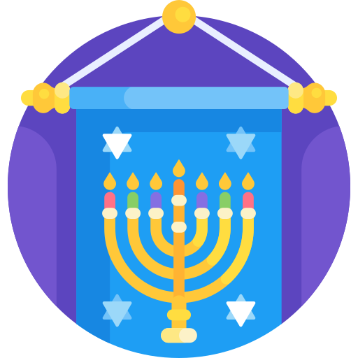 hanukkah icono gratis