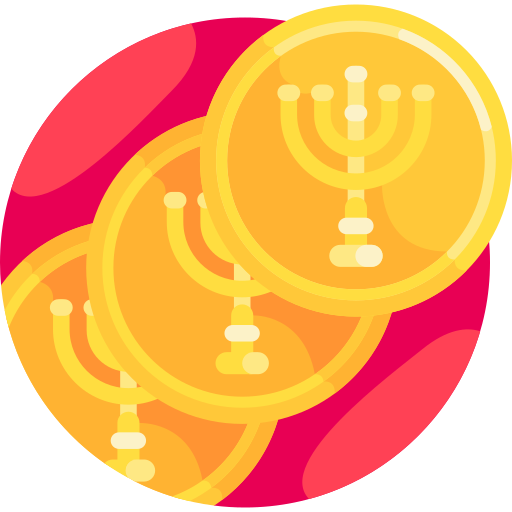 초콜릿 동전 무료 아이콘