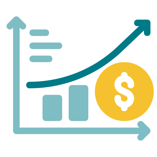 analítica de datos icono gratis