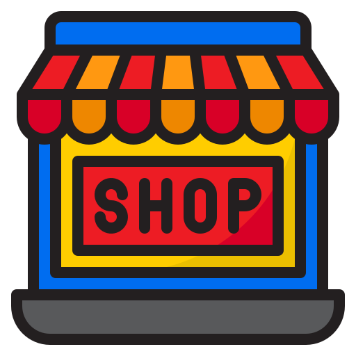 Loja online - ícones de comércio e compras grátis