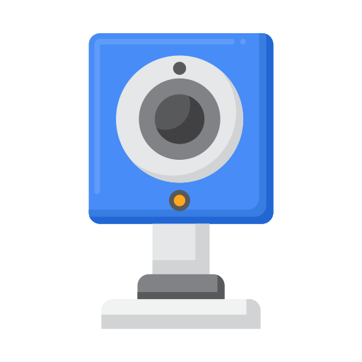 cámara de seguridad icono gratis