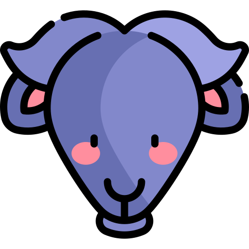 Buffalo Kawaii Lineal color icon