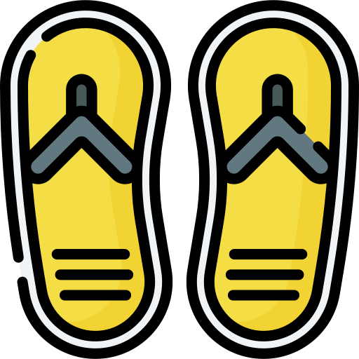 chancletas icono gratis