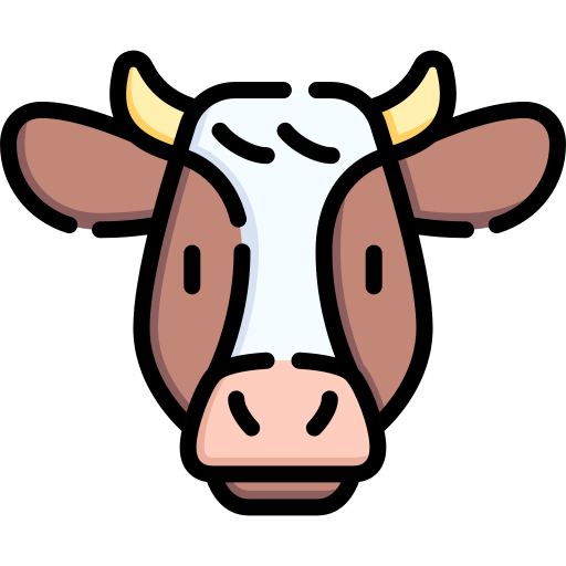 Cow Special Lineal color icon