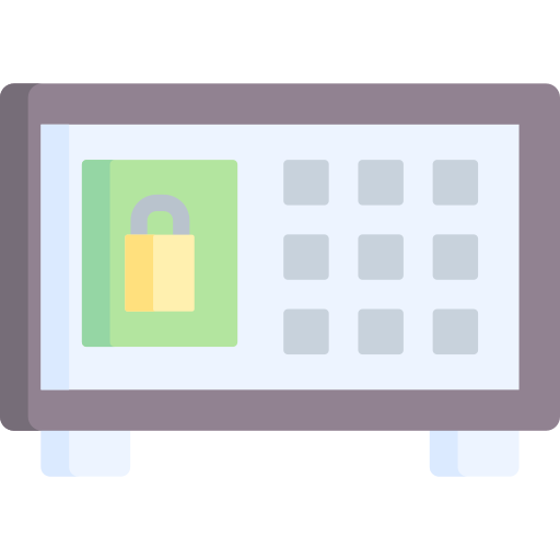 caja de seguridad icono gratis