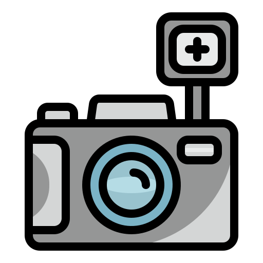 Camera Generic Outline Color icon